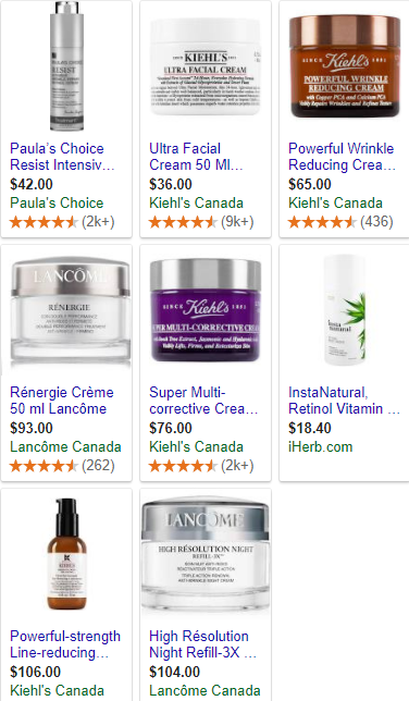 Top rated anti aging creams